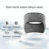 YIPINU JE-B Winter Riding Turban Sports Warm Ear Protection Headband(Grey)