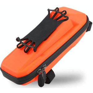 WEST BIKING YP0707263 Bicycle Outdoor Front Beam Bag EVA Hard Shell Phone Bag(Orange)