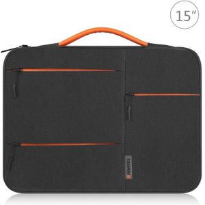 HAWEEL 15.0 inch Sleeve Case Zipper Briefcase Laptop Handbag For Macbook  Samsung  Lenovo  Sony  DELL Alienware  CHUWI  ASUS  HP  15.0 inch-16.0 inch Laptops(Black)