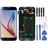 Originele Lcd-scherm en Digitizer Volledige Montage met Frame Voor Samsung Galaxy S6 SM-G920F (Blauw)