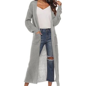 Irregular Thick Long Coat (Color:Grey Size:XXL)