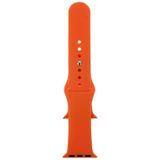 For Apple Watch Sport 38mm High-performance Rubber Sport Watchband with Pin-and-tuck Closure(Orange)