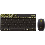 Logitech MK240 Nano Wireless Keyboard and Mouse Set (Black)