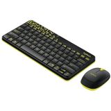 Logitech MK240 Nano Wireless Keyboard and Mouse Set (Black)