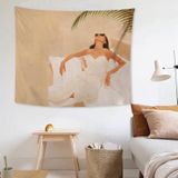 Fabric Tapestry Exaggerated Abstract Style Hanging Background Covering Cloth  Size: 150x130cm(Illustration 11)