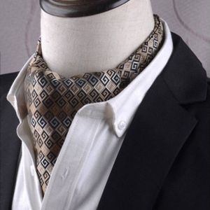 Gentleman's Style Polyester Jacquard Men's Trendy Scarf Fashion Dress Suit Shirt British Style Scarf(L252)