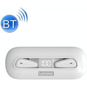 Lenovo LivePods XT95 Ultra-thin Portable Wireless Bluetooth 5.0 Earphones with Charging Box (White)