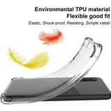 Voor iPhone 14 Plus imak schokbestendig Airbag TPU telefoonhoesje (transparant zwart)