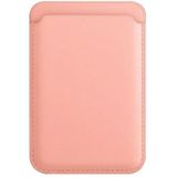 Magsafe Magnetische Leer Kaart Case Holster voor iPhone 12/13 (Pink)