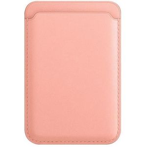 Magsafe Magnetische Leer Kaart Case Holster voor iPhone 12/13 (Pink)
