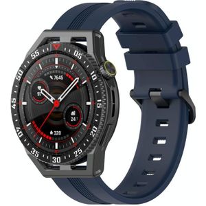 Voor Huawei Watch GT3 SE 22 mm concave gestreepte siliconen horlogeband