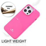 Goosspery Jelly TPU Fluorescentie Schokbestendig en Krashoes Voor iPhone 13 Pro Max (Pink)