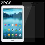 2 PCS HUAWEI MediaPad T2 8.0 Pro 0.4mm 9H Surface Hardness Full Screen Tempered Glass Screen Protector