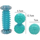 Massage Ball Plantar Fascia Ball Muscle Relaxation Fitness Ball Hand Holding Ball Style: Green Foot Bottom + Bump Peanut Ball + 7cm Tattan