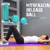 Massage Ball Plantar Fascia Ball Muscle Relaxation Fitness Ball Hand Holding Ball Style: Green Foot Bottom + Bump Peanut Ball + 7cm Tattan