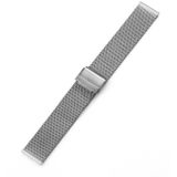 Voor Huawei Watch GT 3 Pro 46mm 22 mm Milan Steel Mesh Double Buckle Watch Band (Silver)