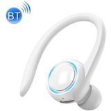 A1S Bluetooth Oortelefoon Hanging Ear Incorporation True Sound Sports Single Ear Headset (White)