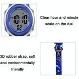 JNEW A380-20092 Kinderen Cartoon 3D Piratenschip Waterdichte Tijd Cognitieve Multifunctionele Sports LED Electronic Watch