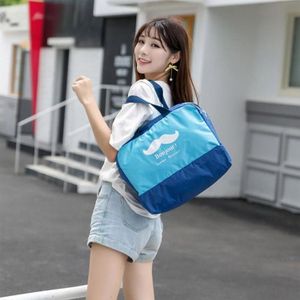 Outdoor Multifunction Waterproof Large Beach Bag Travel Bag Toiletry Bag(Blue)