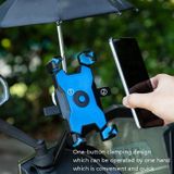 Cyclingbox fiets mobiele telefoon beugel met parasol ruiter mobiele telefoon frame  stijl: stuur installatie