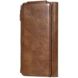For Galaxy S20 Multifunctional Retro Detachable Magnetic Horizontal Flip Leather Case with Card Slots & Holder & Wallet & Photo Frame(Brown)
