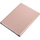 A11 Bluetooth 3.0 Ultra-thin ABS Detachable Bluetooth Keyboard Leather Case with Holder for iPad Pro 11 inch 2021 (Rose Gold)