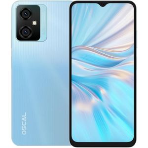 [HK Magazijn] Blackview OSCAL C70  6 GB + 128 GB  50 MP-camera  Face ID & Side Fingerprint Identification  5180mAh Batterij  6.56 inch Android 12 Unisoc T606 Octa Core tot 1.6GHz  Netwerk: 4G  OTG  Dual SIM  Global Version met Google Play (Blauw)