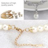 3 in 1 Bridal Accessories Lady Classic Fashion Bead Earring Necklace Jewelry Set