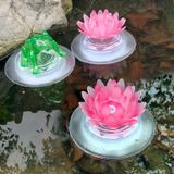 Outdoor Solar Water Drijvende lichte kleurrijke vijver decoratieve lamp (Lotus)