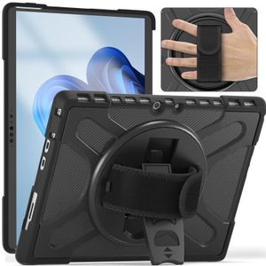 Voor Microsoft Surface Pro 8 Silicone + PC Tablet Case (Black)