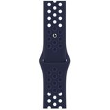 Sport Silicone Watch Band For Apple Watch Series 7 41mm / 6&SE&5&4 40mm / 3&2&1 38mm(Midnight Navy/Mystic Navy)