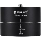 PULUZ 360 Degrees Panning Rotation 60 Minutes Time Lapse Stabilizer Tripod Head Adapter