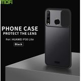 For Huawei P30 lite MOFI Xing Dun Series PC + TPU Anti-peep Waterproof And Anti-drop All-inclusive Protective Shell  Translucent Frosted(Black)