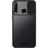 For Huawei P30 lite MOFI Xing Dun Series PC + TPU Anti-peep Waterproof And Anti-drop All-inclusive Protective Shell  Translucent Frosted(Black)