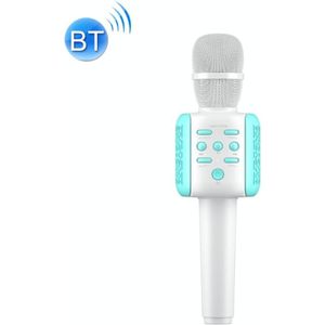 WK D23 3.5mm Interface Wireless Microphone Palm KTV Live K Song Bao Bluetooth Speaker Phone Microphone (Blue)