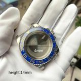 For Rolex 2813/8215/2836/3804/8200 GMT Watch Case For Rolex 2813/8215/2836/3804/8200  Colour: GMT Black and Blue Ceramic Ring