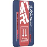 Voor iPhone 14 Pro Max Mutural Chuncai-serie magnetische houder kaartsleuf (blauw rood)