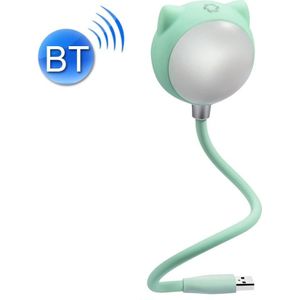 L3 USB Bluetooth Speaker Eye Protection Desk Light Bedroom Bedside Lamp(Green)