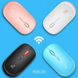 ZGB 301 4 Keys 1600 DPI 2.4G Wireless Mouse Notebook Desktop Universal Mouse(White)