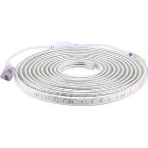 5m Casing LED Light Strip  72 LED/m  360 LEDs SMD 5730 IP65 Waterproof LED Lamp with Power Plug  AC 220V(White Light)