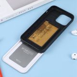 Voor iPhone 14 Pro Max GOOSPERY SKY SLIDE BUMPER Sliding Card Slot Phone Case (Goud)