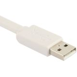 Noodle Style Micro 5 Pin USB Data Transfer / Charge Cable  Suitable for Galaxy S6 / S IV / i9500  HTC One / M7  Nokia Lumia 925 / 920 / 520  LG Optimus G Pro  Length: 1.5m(White)