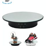 20cm USB Electric Rotating Turntable Display Stand Video Shooting Props Turntable for Photography  Load: 8kg(Black Mirror)