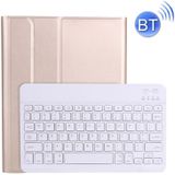 A11B 2020 Ultra-thin ABS Detachable Bluetooth Keyboard Protective Case for iPad Pro 11 inch (2020)  with Pen Slot & Holder (Gold)