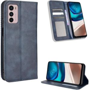 Voor Motorola Moto G42 magnetische gesp retro textuur lederen telefoonhoes