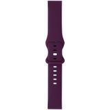 For Garmin Vivoactive 3 8-buckle Silicone Replacement Strap Watchband(Dark Purple)