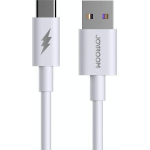 JOYROOM S-1050M7 5A USB to USB-C / Type-C Super Fast Charging Data Cable  Cable Length: 1m(White)