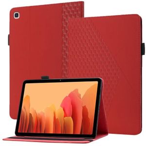 Voor Samsung Galaxy Tab A7 10.4 2020 T500 / T505 Rhombus Skin Feel Horizontal Flip Tablet lederen tas met kaartslots & houder