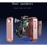 Rolton K700 Bluetooth Dual-speaker Audio Speaker Megafoon Voice Amplifier(Rose Gold)