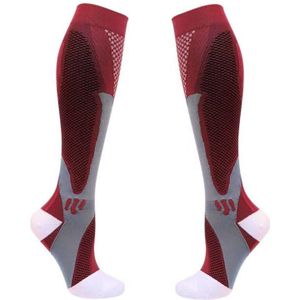 3 paar magische compressie elastische sokken mannen en vrouwen rijden sokken voetbal sokken  maat: XXL
